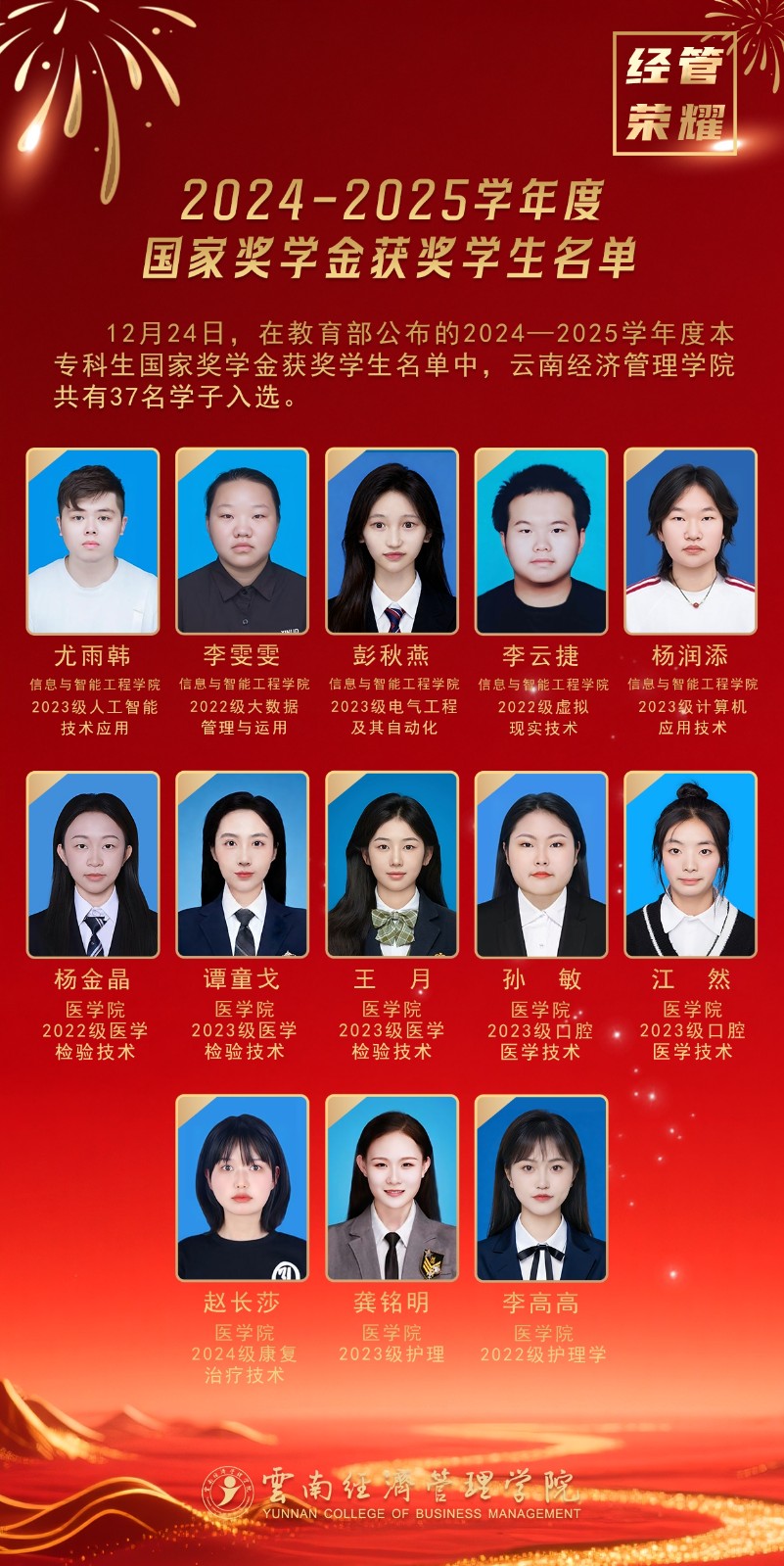 2025国家奖学金.jpg 经管荣耀!37名经管学子获国家奖学金 第 4 张